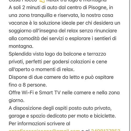 Holiday home Casa Fiocco Vista *